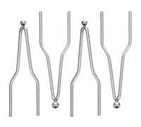 Cabilock Lot de 4 Pointes Métalliques pour Pyrogravure sur Bois Compatibles Lh30-Lh100 Kit de Rechange Nickel-Chrome pour Pyrograveur Chauffe Rapide Usage Créatif et Artisanal