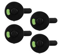 Cabilock Lot de 4 Serrures de Porte D’Intimité pour Toilettes Publiques Indicateur Vacant/Ocupé Verrou de Séparation en Nylon Robuste Poignée de Porte pour Wc et Salle de Bain