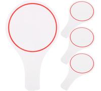 Cabilock Lot de 4 Tableaux D’Affichage Unilatéraux 15×25 CM Effaçables à Sec pour Notation et Vote des Juges Accessoires de Quiz Pratiques pour Bureau et Éducation