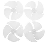 Cabilock Lot De 4 Ventilateurs De Refroidissement Pour Four À Micro-Ondes Pales De Moteur Compresseur Pièces De Rechange En Plastique Blanc
