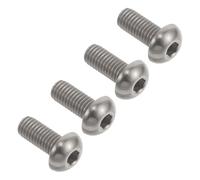 Cabilock Lot de 4 Vis de Fixation M5X12 MM pour Porte-Bidon de Vélo Boulons en Acier Argenté Résistants aux Intempéries Compatibles Porte-Bouteilles de Route et VTT Fixation Stable pour