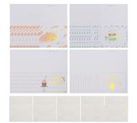 Cabilock Lot de 40 sets de Mini Cartes D’Anniversaire avec Enveloppes Format 95 X 7 CM Design Doré à Chaud Assortiment 5 Modèles Joyeux pour Vœux Professionnels et Personnels