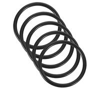 Cabilock Lot De 5 Anneaux En Caoutchouc Pour Bol Chantant Coussin Décoratif En Cristal Fournitures Bouddhistes Anti-glissement Taille Large