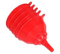 Cabilock Lot de 5 grands entonnoirs en plastique : large ouverture de 10 cm ; entonnoir de remplissage réutilisable pour un remplissage sans déversement ; idéal pour la mise en conserve avec bec