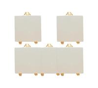 Cabilock Lot de 5 Mini Chevalets Pliables en Bois 10X10 CM Support Multifonction pour Téléphone Portable et Photos Décoration Créative pour Maison Fêtes et Présentations Artistiques