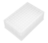 Cabilock Lot de 5 Plaques Transparentes à 96 Puits Profonds Ronds 22 Ml à Fond Conique Consommables de Laboratoire pour Préparation D’Échantillons et Automatisation Adaptées au Mélange