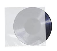 Cabilock Lot de 50 Pochettes en Plastique Cpp pour Disques Vinyles, Protège CD Couvercle Transparent, Réduit Friction et Usure, pour Rangement Sécurisé