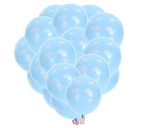 Cabilock Lot de 50 Set de Ballons en Latex Bleu Imprimés Décoration Anniversaire 30 CM Événements Festifs Fournitures de Fête