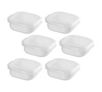 Cabilock Lot de 6 Boîtes de Rangement Riz PP, Étanches Cuisine | Conservation des Grains, Contact Alimentaire Direct, Réutilisables et Robustes, Organisateur de Frigo Multifonction