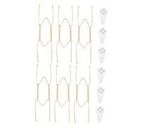 Cabilock Lot De 6 Crochets De Suspension Invisibles À Ressort Pour Garage Crochets Muraux Décoratifs Pour Assiettes Supports Muraux Verticaux Pour Assiettes Supports Décoratifs