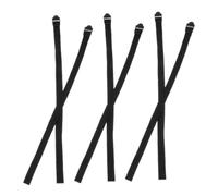 Cabilock Lot de 6 Sangles de Remplacement Noires pour Bâtons de Randonnée et Ski, Ajustables et Solide, Bracelets Confortables pour Marche et Sport en Plein Air, Maintien Sécurisé