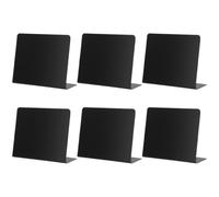 Cabilock Lot de 6 Tableaux Noirs 100 X 75 MM pour Affichage de Messages et Panneaux Publicitaires Multifonctions, Adaptés aux Restaurants et Bureaux