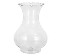 Cabilock Lot De 6 Vases Décoratifs en Plastique Transparent pour Jacinthe, Petits Vases pour Bulbes, Culture Hydroponique, Usage Centre De Table Et Décoration Intérieure