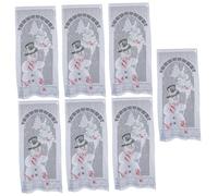 Cabilock Lot De 7 Rideaux Lumineux De Noël Rideau De Noël Pompon Décorations De Festival Décoration De Maison Tapisserie De Porte Suspendue Lumières Rouges Rideaux De Fenêtre