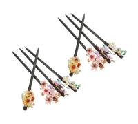Cabilock Lot de 8 Baguettes à Cheveux Chinoises Vintage, Accessoires de Coiffure Formels, Longues Épingles en Bois, pour Femmes et Adolescentes, Style Traditionnel, Ornements Décoratifs