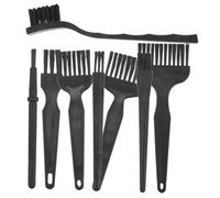 Cabilock Lot de 8 Brosses de Nettoyage pour Tondeuse à Rasoir Électrique Accessoires en PP Manche Antidérapant Multi-Usages pour Rasoirs et Appareils Électroménagers pour Entretien et