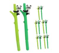 Cabilock Lot de Stylos Gel Panda Mignons Forme Cartoon Légers et Résistants pour Écriture Douce École Bureau Garçon Fille Papeterie Cadeau Fin Année
