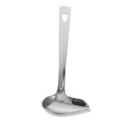 Cabilock Louche Acier Inoxydable avec Bec Verseur Ergonomique Cuillère à Sauce Résistante Service pour Sauces Jus et Dressings Ustensile de Cuisine Facile à Nettoyer