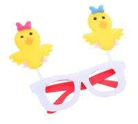 Cabilock Lunettes De Pâques Chignon Femme Maison De Poupée Stickers Lapin De Bonbons Papier Peint Maison De Poupée Miniature Maison De Poupée Adhésive Fille Lunettes Mini Poussin Feutre