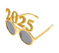 Cabilock Lunettes Numériques pour Fête du Nouvel an Cadre Rond Électrolytique Quatre Couleurs Accessoire Photo Amusant Pc Design Stylé pour Soirée et Cosplay