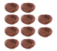 Cabilock Main Nid Oiseaux Nid Nid Artificiel pour Hirondelle Décor De Nid D Oiseaux 10Pcs Nidi Nid D Oiseaux Artificiels Décor De Nid D Oiseaux Simulation Nid D De Paques Nid D Maison