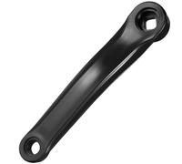 Cabilock Manivelle Gauche Solide en Métal Noir Revêtement Plastique 170 Mm, Remplacement pour Pédalier Mono-Plateau, Compatible VTT et Vélo de Route, Pièce de Pédalier Vélo pour Entretien