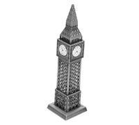 Cabilock Maquette D'architecture Big en Métal Argenté Décoration De Bureau Ornement De Maison Modèle De Monument Londonien Présent De Pendaison De Crémaillère Décoration De Fête