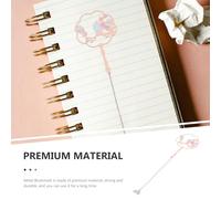 Cabilock Marque-page Métal Chic avec Pendentif Chaîne Marque-pages Délicats Réutilisables Cadeau Élégant pour Lecteurs Résistant et Léger pour Maison Bureau et Bibliothèque