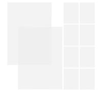 Cabilock Marque-Pages en PVC Imprimable 10 Feuilles A4 pour Bricolage Créatif, Utilisables Plastifieuse et Presse à Chaud