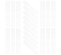 Cabilock Marque-places en Acrylique Transparent 25 Pcs, Cartes de Table Mariage Rectangulaires Diy, Panneaux Réservés pour Chaises sans Ruban, Étiquettes Vierges pour Événements,