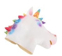 Cabilock Masque de Licorne Intégral en Latex, Fête Halloween Adulte