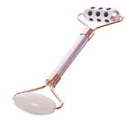 Cabilock Masseur Facial Roller Alliage avec Granules de Métalloïde Stimule la Circulation Sanguine et Adoucit les Rides pour Visage et Cou Massage Anti-âge et Raffermissant