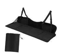 Cabilock Matelas de Voiture Banquette Arrière Noir Flanelle Antidérapant Déhoussable pour Camping Voyage Adulte Voiture