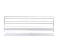 Cabilock Matrice de Découpe Rectangulaire Gabarit DIY Précis pour Scrapbooking Pochoir Embossage Cadre Décoratif pour Albums et Cartes