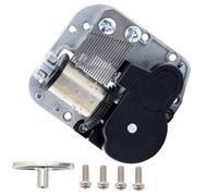 Cabilock Mécanisme Boîte à Musique à Remontoir Abs et Fer Mouvement Musical Clair et Léger de Rechange DIY pour Boîtes ou Plastique