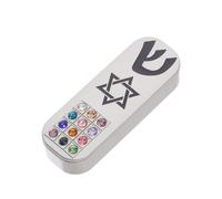 Cabilock Mezuzah Case Holder For Doorframe Religious Home Decoration Jewish Blessing Scroll For Living Bedroom Porch