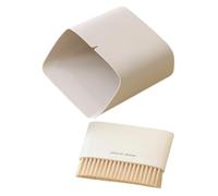 Cabilock Mini Balayette et Pelle à Poussière de Bureau Multifonction, Petite Taille, Plastique Solide, Nettoyage Clavier et Voiture, Ensemble Compact Gris pour Maison et Bureau