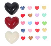 Cabilock Mini Décorations Cœur Résine 13mm 100 Pcs, Artisanat Créatif Polyvalent, Breloques Légères à Dos Plat, Loisirs Créatifs, Scrapbooking, DIY Bijoux, Saint-valentin, Décoration