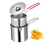Cabilock Mini Friteuse Acier Inoxydable avec Panier de Friture et pour Cuisson Polyvalente Compacte