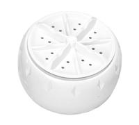 Cabilock Mini Machine à Laver Portable Turbo USB pour Sous-vêtements, Lave-linge Automatique Compact Blanc, Nettoyage pour Camping-car, Appartement et Voyage, Appareil Électroménager