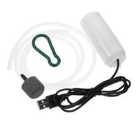 Cabilock Mini Pompe à Air USB 5v pour Aquarium, Petite et Légère | Corps en Abs et Cuivre, Format Compact à Emporter, pour Petits Poissons, Finition Blanche Couleur Aléatoire