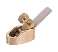 Cabilock Mini Rabot à Main en Laiton pour Violon, Lame 8 Mm, Outil de Finition Précis pour Travail du Bois, Réglage Chevalet, Compact et Portable pour Luthiers et Amateurs