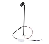 Cabilock Mini Spot LED Orientable 1 W pour Vitrine à Bijoux, Noir 4000 K | Petit projecteur sur pied à tête orientable pour diriger un éclairage blanc naturel sur bijoux, montres et objets exposés