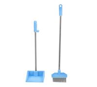 Cabilock Miniature Balai et Pelle à Poussière Set Ménage Outil de Nettoyage Mini pour Maison de Poupée et Réaliste Accessoires Décoratifs Compacts pour Jouets