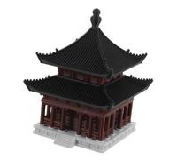 Cabilock Miniature Pavilion Model Chinese Landscape Ornament Compact Ancient Building Decoration for Aquarium and Desktop with Authentic Traditional Design