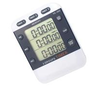 Cabilock Minuteur Digital à Compte à Rebours Programmable Jusqu'à 99 Heures, Chronomètre à Affichage 3 Lignes sans Pile, Léger, Adapté la Cuisine Sport