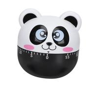 Cabilock Minuteur Mécanique de Cuisine Panda Noir Minuterie Facile à Utiliser pour Cuisson Pâtisserie Gestion et Rappel Programmable