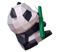 Cabilock Modèle 3D en Papier Panda Géométrique pour Bricolage DIY Origami Fait Main Décoration Intérieure sans Ciseaux Jouet pour Toutes Âges 1 Pièce