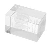 Cabilock Modèle Anatomique de Poumon Cristal Cube Éducatif Verre Décoratif Gravé Précis pour Étudiants Médecine et Professionnels