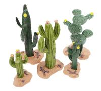 Cabilock Modèles De Mini Cactus Simulés 5 Pièces Miniatures pour Voies Ferrées Et Maquettes Architecturales